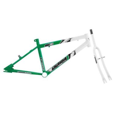 Imagem de Quadro Aro 20 Ultra Bikes em Aço Carbono Bicolor com Garfo Masculino V