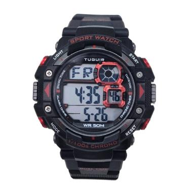 Imagem de Relógio Masculino Tuguir Digital TG30460 Preto e Vermelho