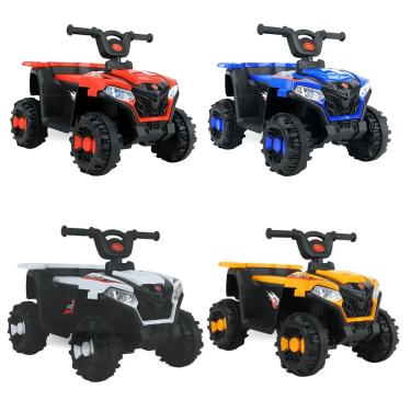 Imagem de Mini Quadriciclo Elétrico Infantil Luz E Musica Com Marcha Frente E Ré 6V Zippy Toys