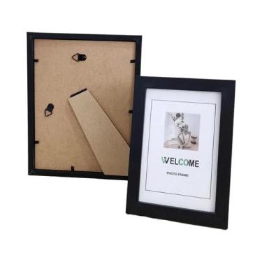 Imagem de Porta-Retrato De Madeira 10x15cm 15x20cm 20x25cm A4 Para Mesa Ou Pared