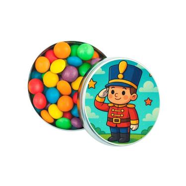 Imagem de Kit 30 Latinhas Lembrancinhas Soldadinho de Brinquedo