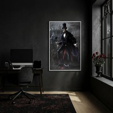 Imagem de Quadro Decorativo Exu - Orixá da Comunicação - 70x50cm