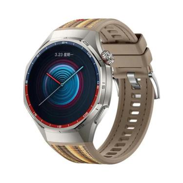 Imagem de Pulseira De Silicone E Nylon Trançada De 46mm Para Huawei Watch GT6 Pr