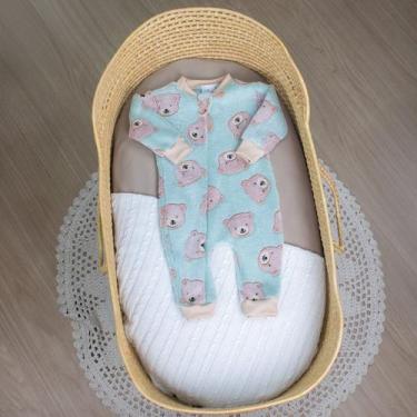 Imagem de Macacão Fleece Peluciado Quentinho Confortável para Bebê e Momentos In