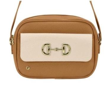 Imagem de Bolsa Feminina Crossbody Camel Creme Beira Rio 80033.1-Feminino