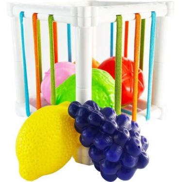 Imagem de Brinquedo Educativo Cubo Divertido com Elástico e Frutinhas - Toy MIX