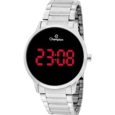Imagem de Relógio Led Digital Feminino Champion Prata CH40124T