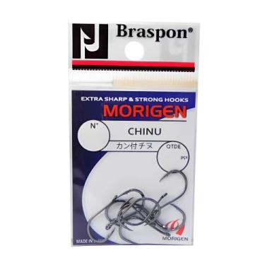 Imagem de Anzol Kantsuki Chinu Nickel N 10 C/ 6 - Morigen - Braspon, N°10