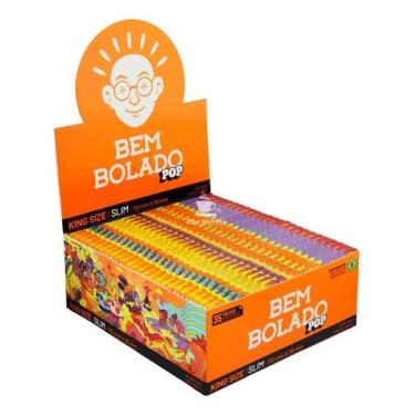 Imagem de Papel Orgânico Bem Bolado King Size Slim 50 Pacotes - Congratulations 