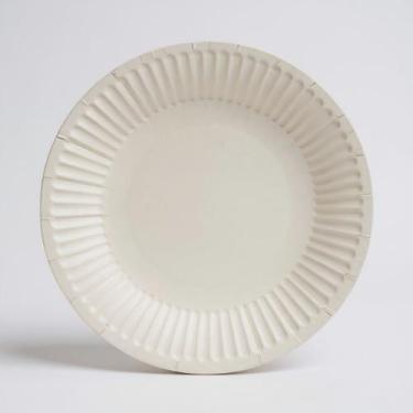 Imagem de PRATO DE PAPEL DESCARTÁVEL BIODEGRADÁVEL TAKEPAPPER 200mm PACK C 50 UN