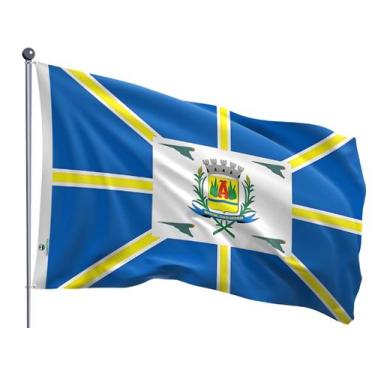 Imagem de Bandeira do Município de Araguari Dupla Face Estampada Tamanho 90x128c