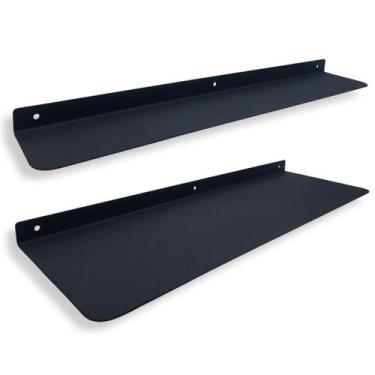 Imagem de Kit 2 Prateleiras Parede 60cm Multiuso Organização Cozinha Lavanderia 