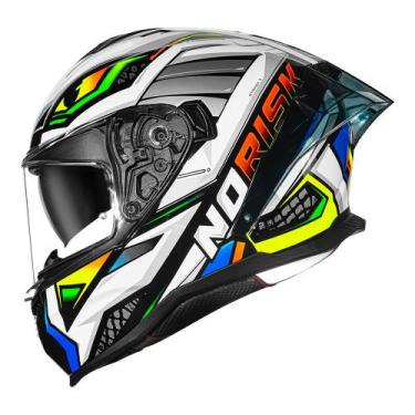 Imagem de Capacete Norisk Strada II Reptel Vermelho e Azul Tamanho:60, 60