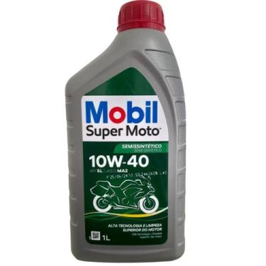 Imagem de Oleo Mobil 10w40 Mx Super Moto Power Semissintético 1 Litro