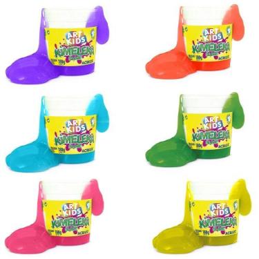 Imagem de Slime Kimeleka Diversão Colorida Acrilex