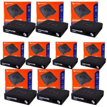 Imagem de Kit 10 Receptores Midiabox B7 Century Hdtv Sat Regional 5g