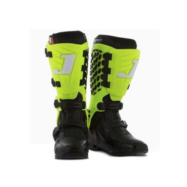 Imagem de Bota Motocross Infantil Jett Hi-Vis Menino Menina Segurança Esportiva,