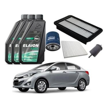 Imagem de Kit Troca De Filtros Hb20s 1.0 2012 A 2015 - Wega