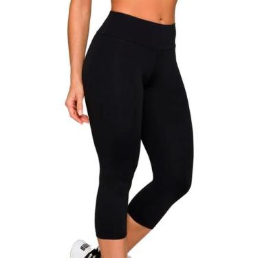 Imagem de Calça Corsário Selene Sport 20895.003 Feminina Fitness Básica Microfib