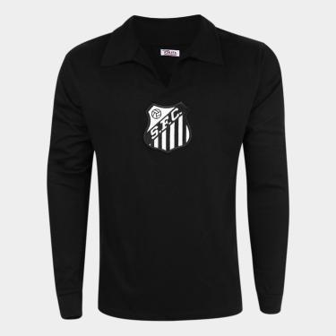 Imagem de Camisa de Goleiro Retrô Santos Manga Longa 62/63 nº 1 Athleta Masculina-Masculino