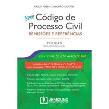 Imagem de Novo código de processo civil: remissões e referências - JH MIZUNO, 3