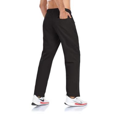 Imagem de Calças Rapoo para homens, treino, caminhada atlética, calça de moletom