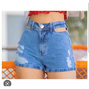 Imagem de Short  jeans  tamanho 38 - Arco iris 