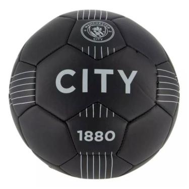 Imagem de Bola Futebol Campo Sportcom Número 5 Manchester City Preto
