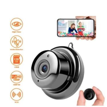 Imagem de Mini Espiã Câmera  Segurança Wifi Sensor Movimento Noturna - Câmera IP