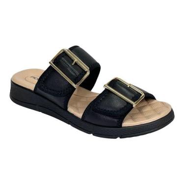 Imagem de Tamanco Piccadilly Anabela Esporão 571020 Preto, Preto, 38