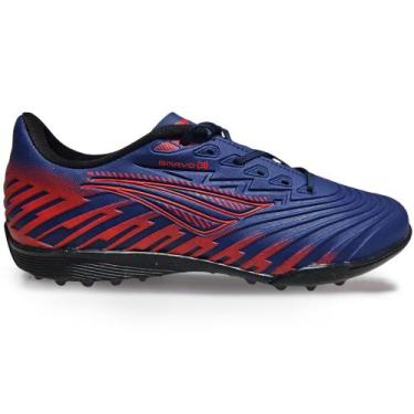 Imagem de Chuteira Society Penalty Bravo Y-3.0 Adulto Original, 40, Azul, Vermel