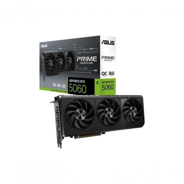 Imagem de Placa de Video Prime Geforce RTX 5060 OC 8GB GDDR7 128 Bits para Jogos e IA PRIME-RTX5060-O8G Asus