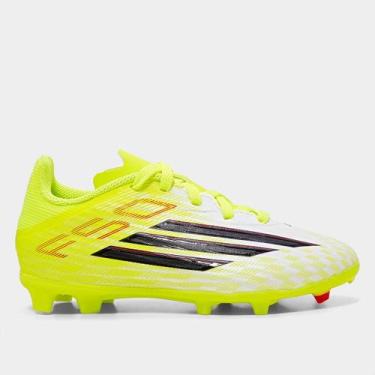 Imagem de Chuteira Campo Infantil Adidas F50 League, Preto, 31
