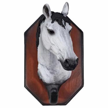 Imagem de Chaveiro Porta Chaves Chapéu Roupa Parede Cavalo Em Resina - M3 Decora