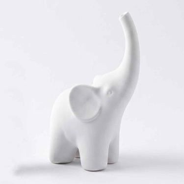 Imagem de Elefante Decorativo Texturizado Efeito Tricot Moderno Minimalista - De