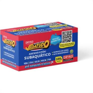 Imagem de Adesivo Epoxi Massa Dryko Subaquatica 100 Gramas