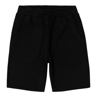 Imagem de Bermuda Básica Infantil Masculina Rovitex Preto