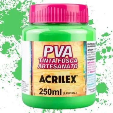 Imagem de Tinta Pva Fosca 250ml 510 Verde Folha Acrilex