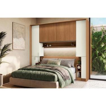 Imagem de Quarto Modulado Casal Liga 5Peças 8Pts QM32 Off Kappesberg