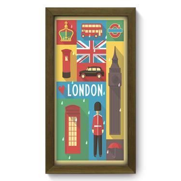 Imagem de Quadro Decorativo - Londres - 19cm x 34cm - 243