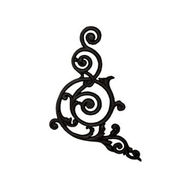 Imagem de Grade Ferro Fundido Arabesco Portão Varanda Sacada 53x60cm