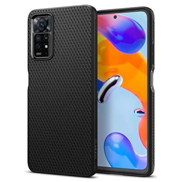 Imagem de Spigen Liquid Air projetada para Redmi Note 11 Pro (Liquid Air) - Preto fosco