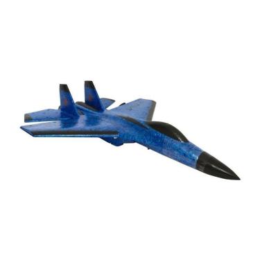 Imagem de Avião De Controle Remoto 2,4G Su-35 Brinquedos Azul - Novo