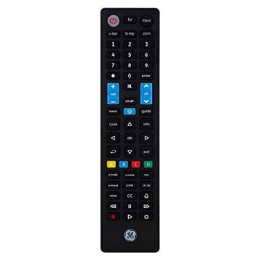 Imagem de GE Controle remoto de substituição Samsung, controle remoto universal compatível com Roku, Apple TV, Smart TV, Soundbar, Streaming Player, Blu Ray, DVD, DVR, 4 dispositivos, preto, 44235