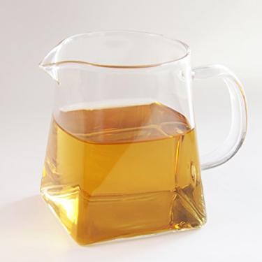 Imagem de Jarra de chá de vidro transparente de 350 ml, resistente a altas temperaturas, 350 ml, copos justos com alça, Cha Hai, Gong Dao Bei, Kungfu Teaware