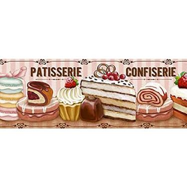 Imagem de Barra Adesiva para Decoupage Litoarte 43,6 x 4 cm - Modelo BDA-IV - 782 Patisserie Doces