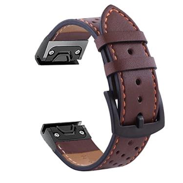 Imagem de KAPPDE Pulseira de relógio para Garmin Fenix 5X 6X Pulseira de ajuste rápido para Garmin Descent Mk1 5 Plus 6 Pro Forerunner 935 945 Pulseira (Cor: E, Tamanho: para Fenix 6 5 Plus)