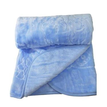 Imagem de Cobertor Infantil Antialérgico Compressado Azul Rosa +1Bb - Dardara