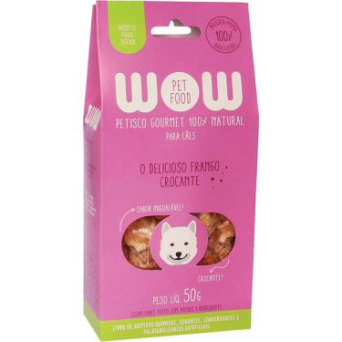 Imagem de Petisco WOW Pet Food Natural para Cães Sabor Peito de Frango - 50g