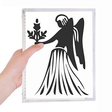 Imagem de Caderno Constellation Virgem Signo do Zodíaco Folhas Soltas Diário Recarregável Papelaria